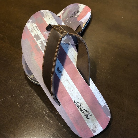 American Flag Print Sandals - Picture 3 of 4